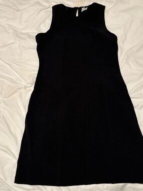 a new day Black Sleeveless Midi Shift Dress